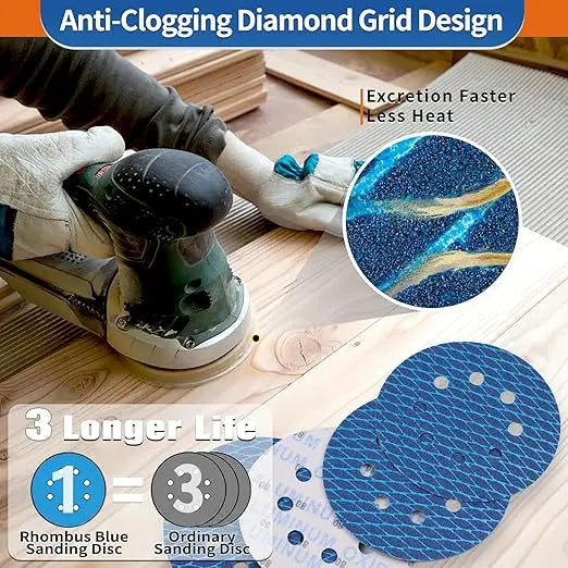 Aluminum oxide sanding discs for wood and metal | Wrench Haus