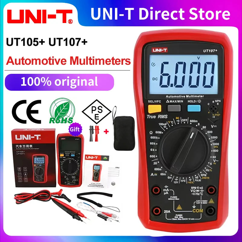 UNI-T UT105 UT107 automotive multimeter