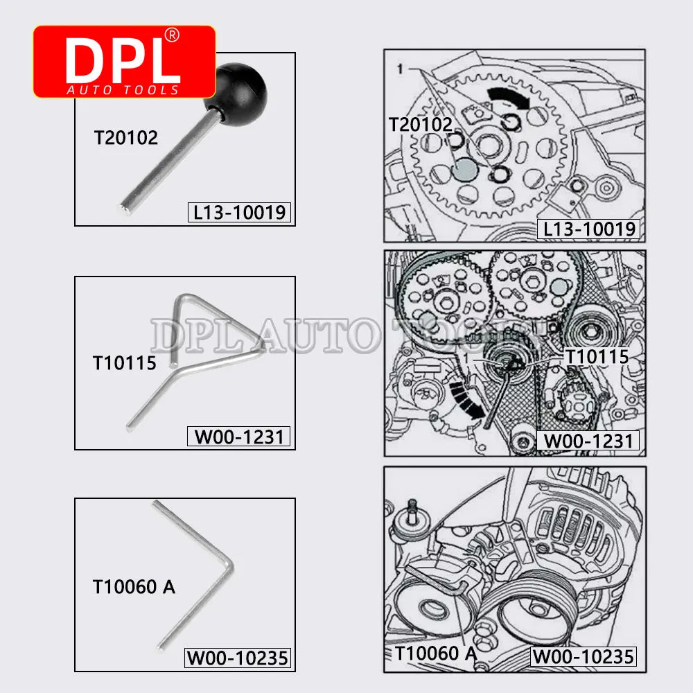 VAG TDI Timing Tool - 1.2-2.0 Diesel Engine Kit | Wrench Haus
