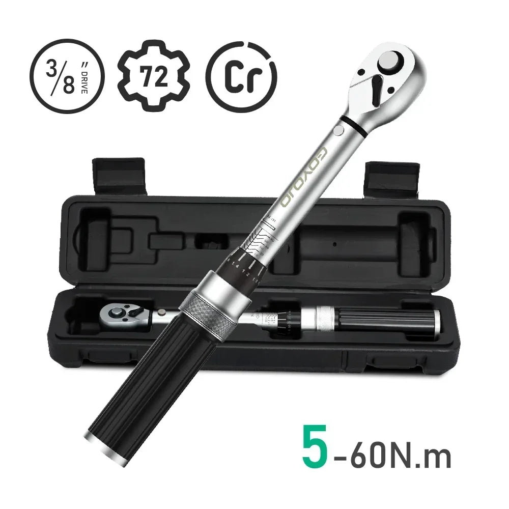 3/8-inch drive torque wrench 5-60 N.m