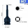 Schlagschraubernüsse-Set M5-M19 | 1/2" Antrieb 12-kant