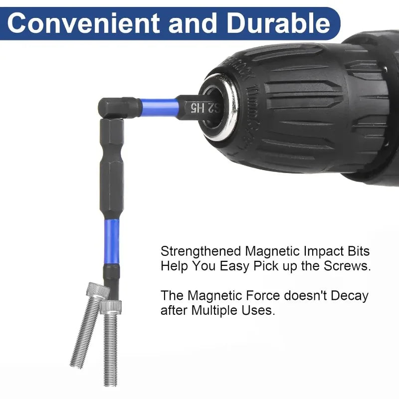 Impact Torx Screwdriver Bit Set - Convenient and durable callout showing strengthened magnetic tip that retains magnetism after multiple uses | Wrench Haus
