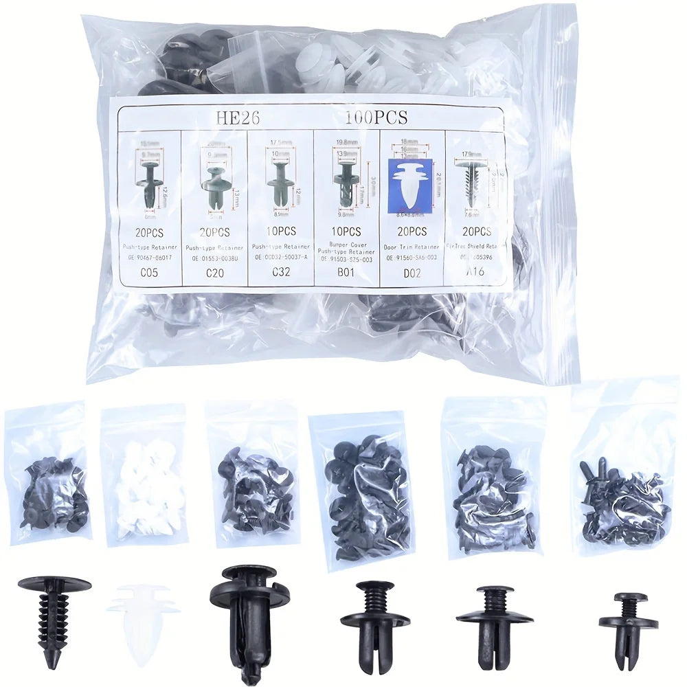 Push Retainer Clip Kit - view 22 | Wrench Haus