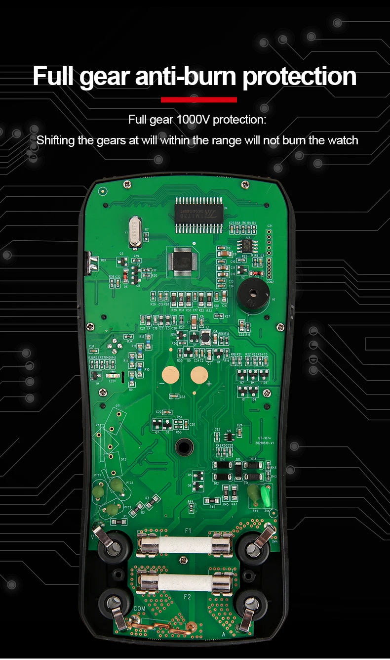 UNI-T UT105+/UT107+ Automotive Multimeter - Tach, RPM & Dwell Testing