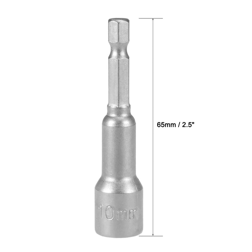 Magnetic Nut Driver Socket Set - [Xmm] Hex Nut Driver, 1/4" Hex Shank | Wrench Haus