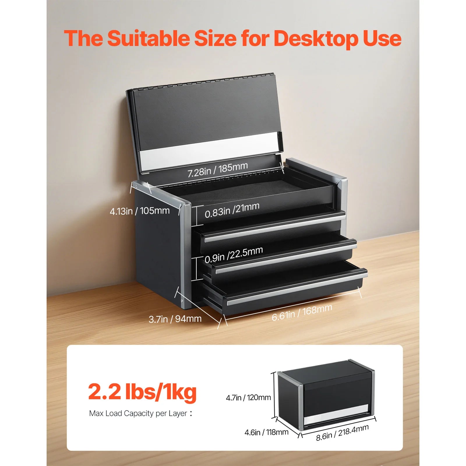 Tool Box - Ball Bearing Slide Steel Storage Kit | Wrench Haus