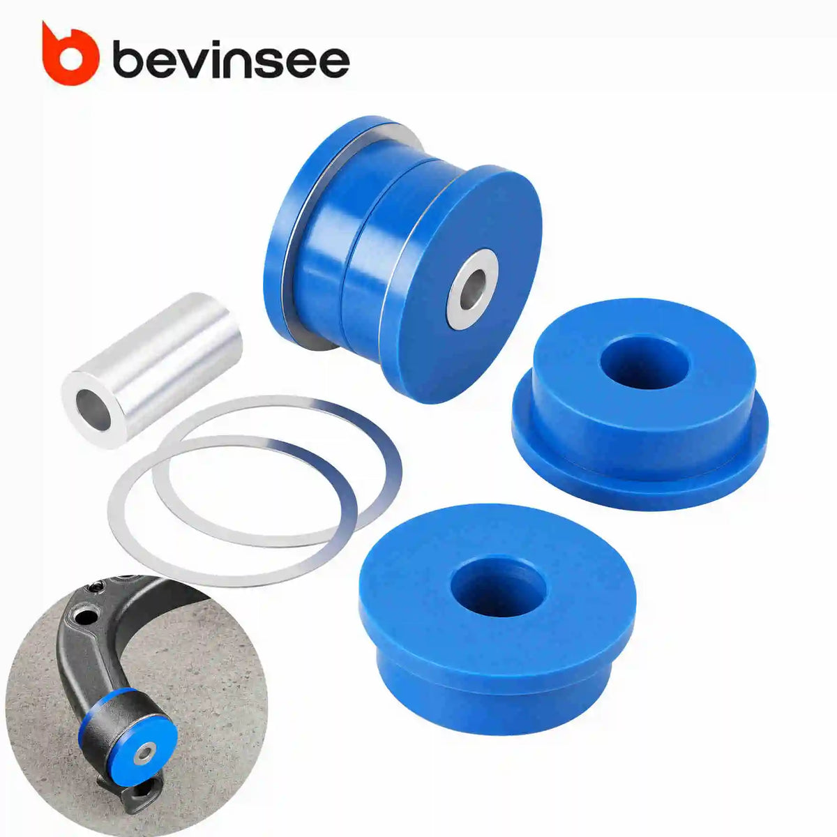 95A polyurethane rear trailing arm bushings for BMW E46 | Wrench Haus