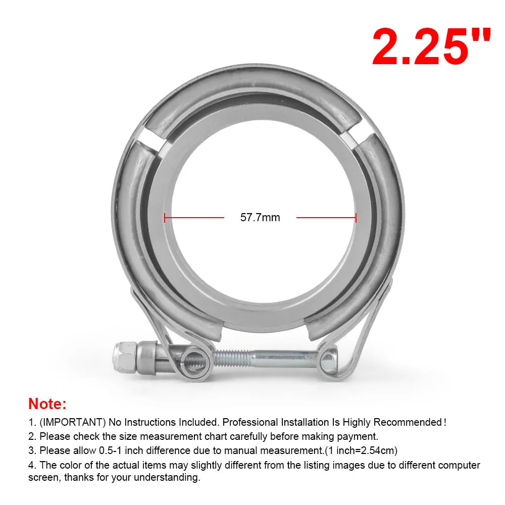 304 Stainless V-Band Clamp Kit - view 21 | Wrench Haus