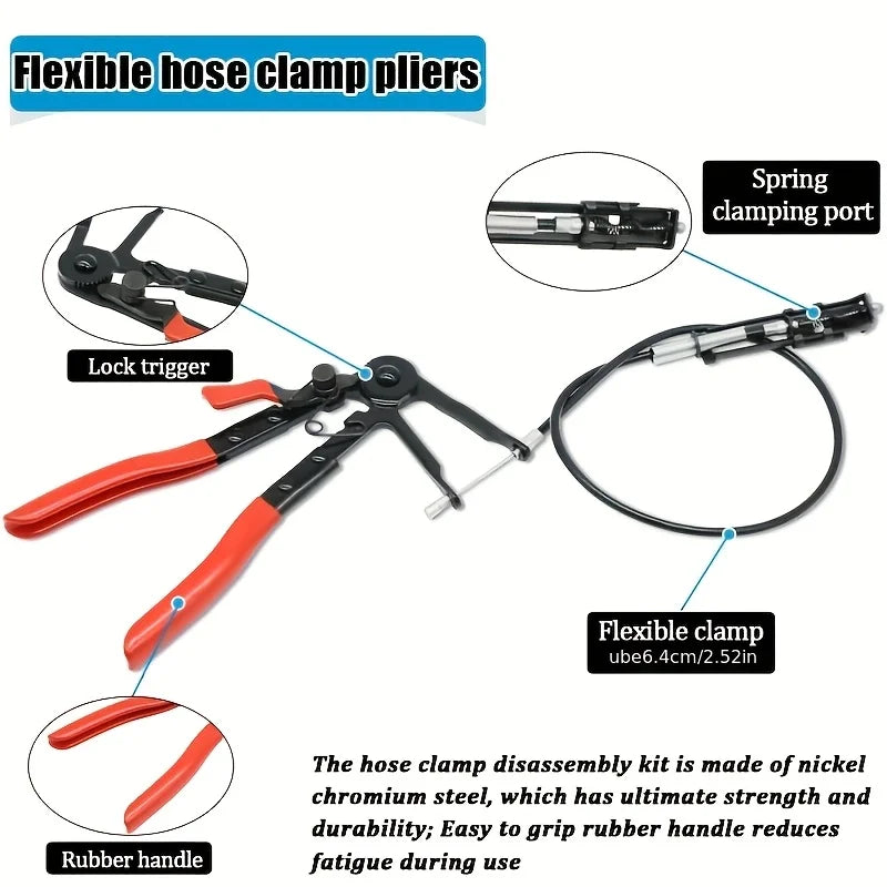 Hose Clamp Tool - Swivel Jaw Close-Up | Wrench Haus