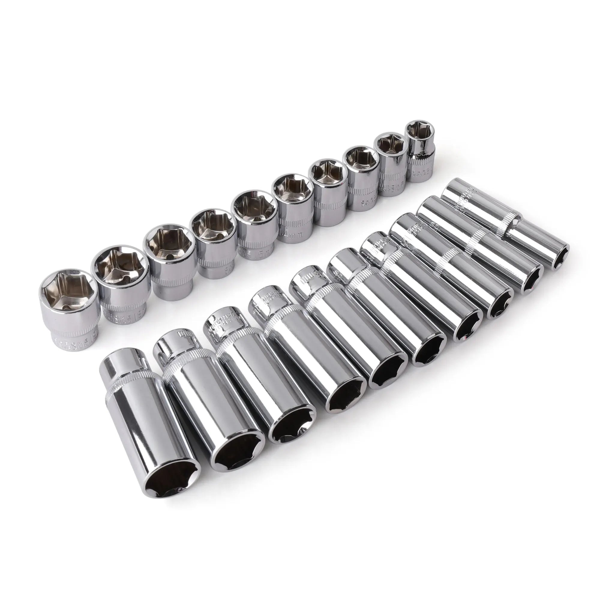 3/8" Drive Deep Long Socket Set