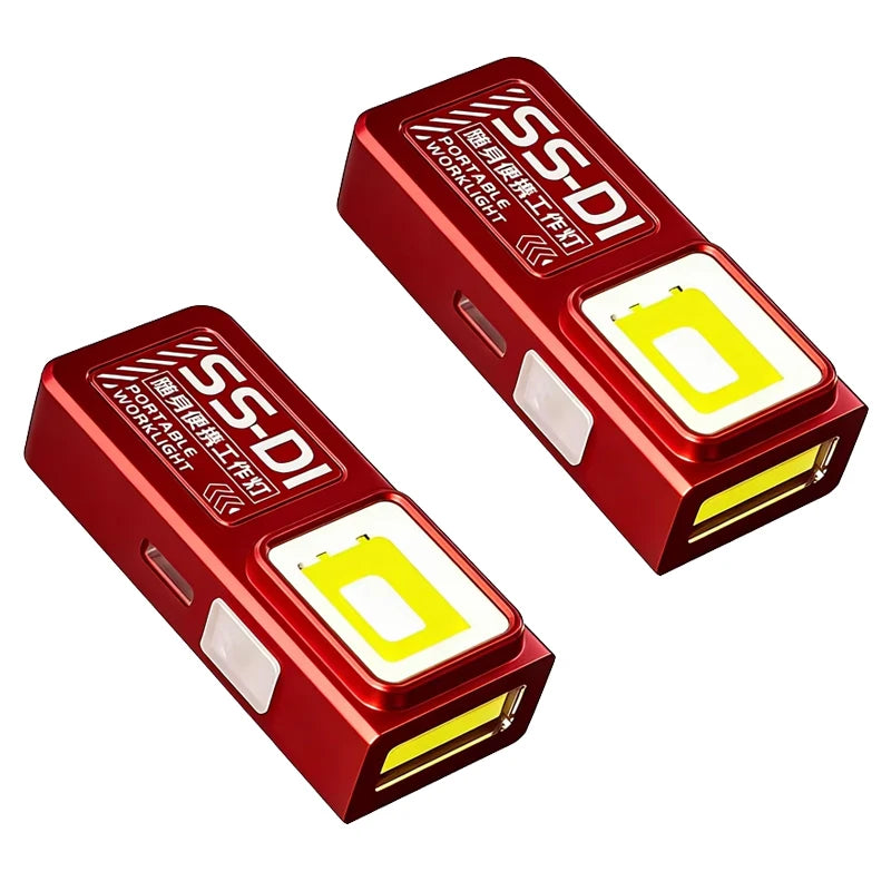 Mini COB LED Flashlight - USB-C Rechargeable Waterproof EDC Work Light
