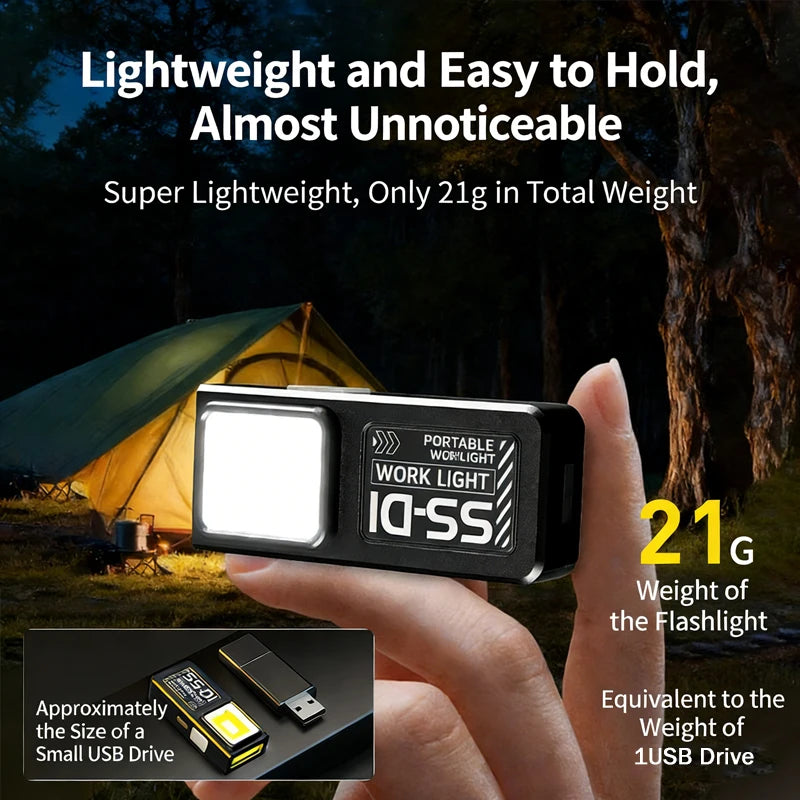 Waterproof EDC flashlight in a pocket