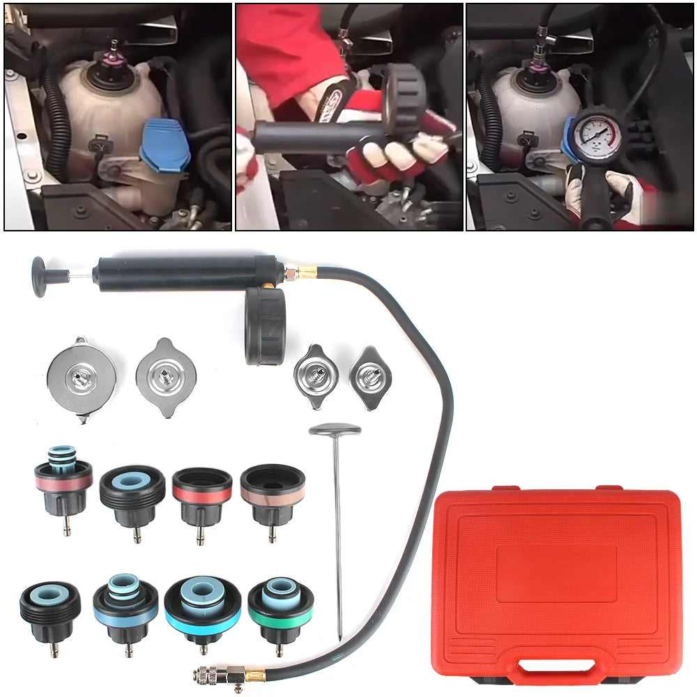 Radiator pressure tester carrying case
