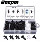 Assorted nylon push retainer clip kit in storage box | Wrench Haus