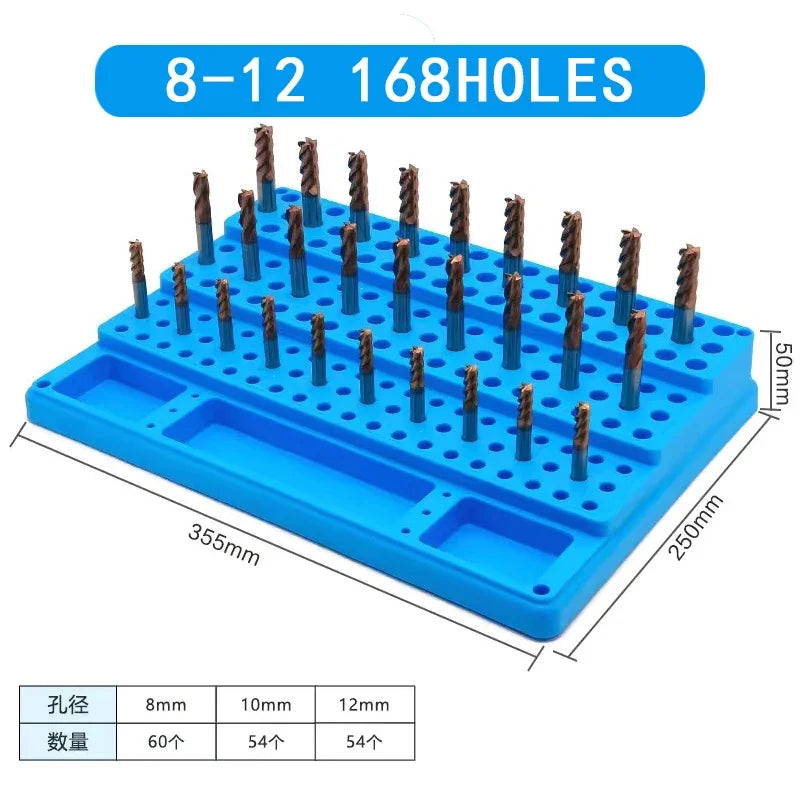 Collet Storage Case - Square Hole CNC Organizer | Wrench Haus