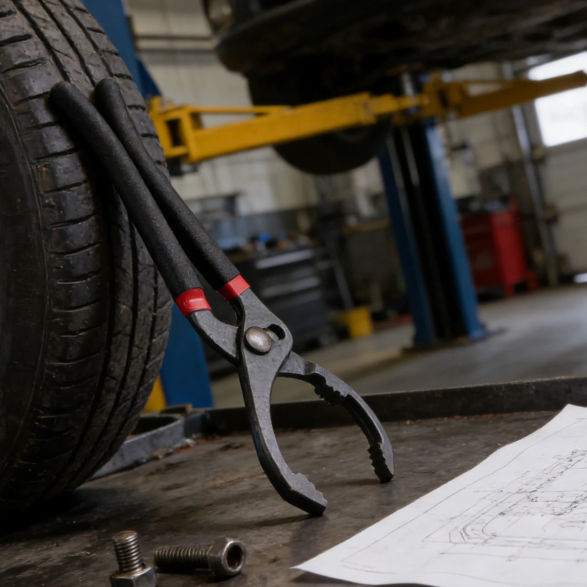 Adjustable Oil Filter Wrench - Serrated Jaw Detail | Wrench Haus