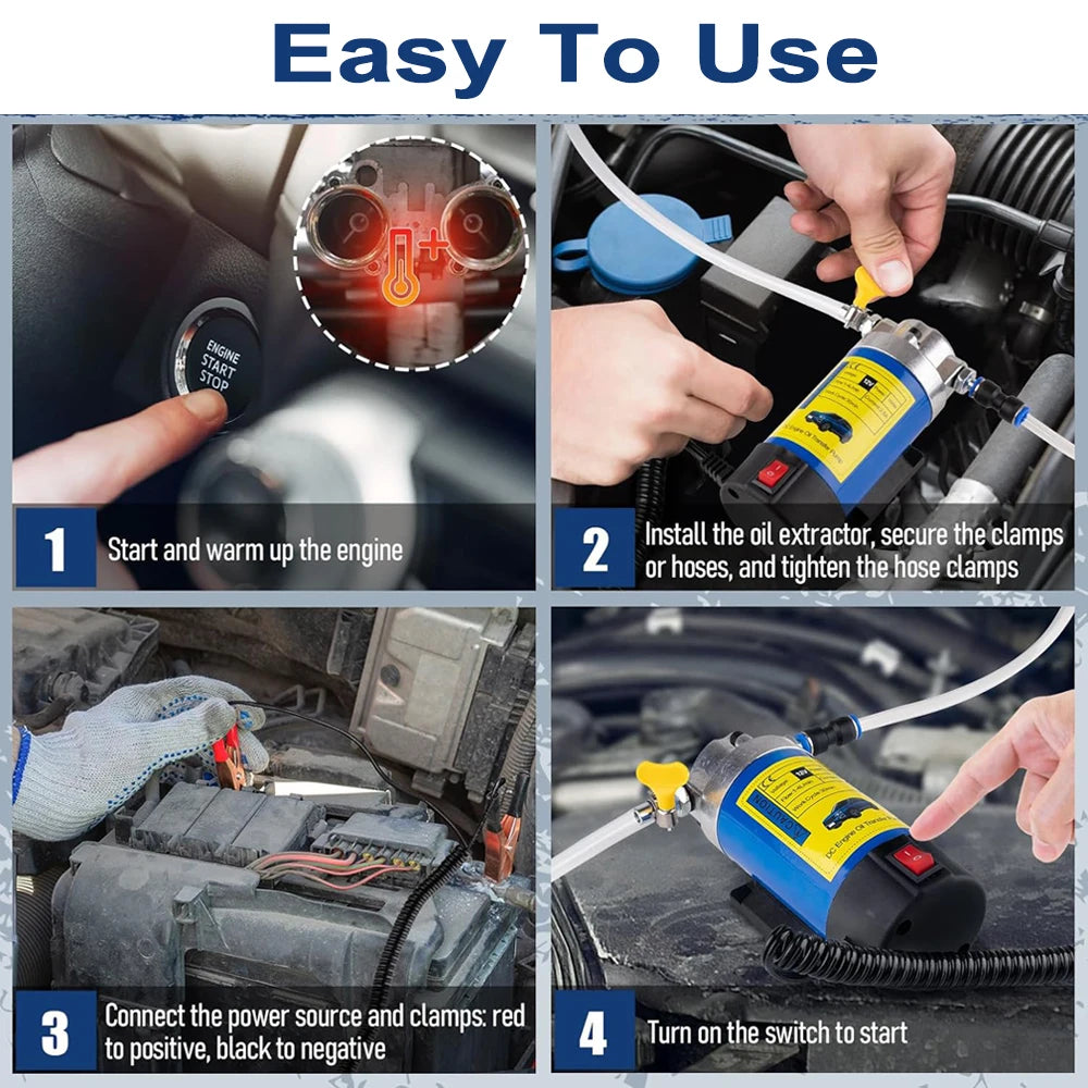 12V electric oil transfer pump - view 6 | Wrench Haus