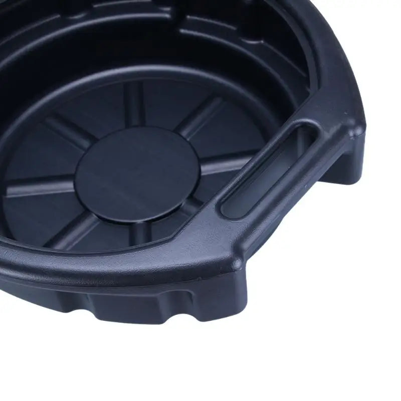 Oil drain pan stacked storage design