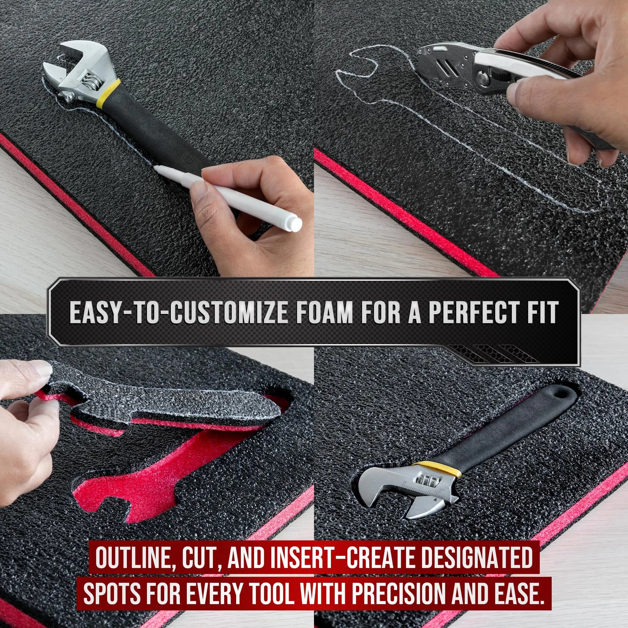 Foam Insert Kit - Workshop Tool Storage Organizer | Wrench Haus