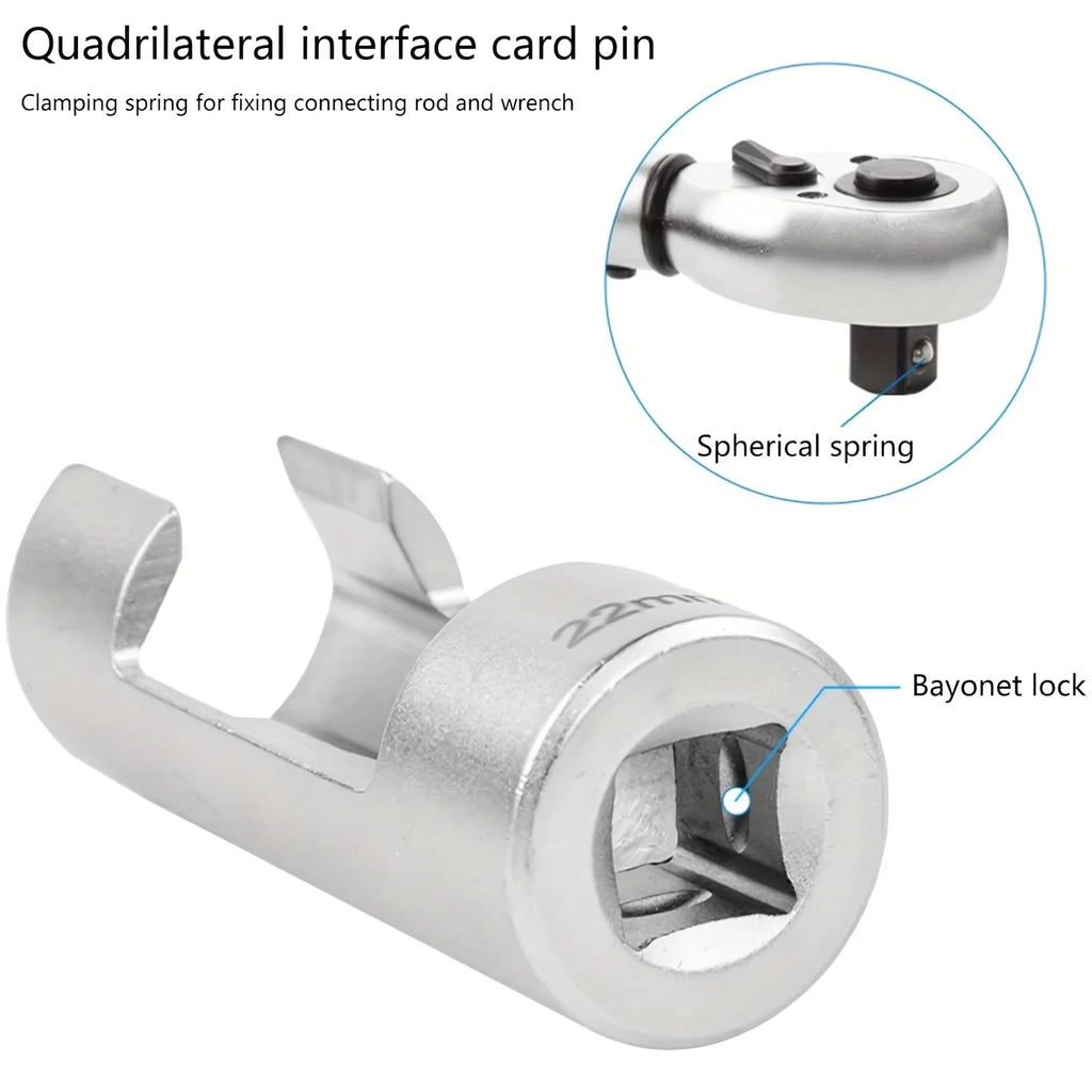 O2 Sensor Socket & Thread Chaser Set - Offset Socket Detail | Wrench Haus