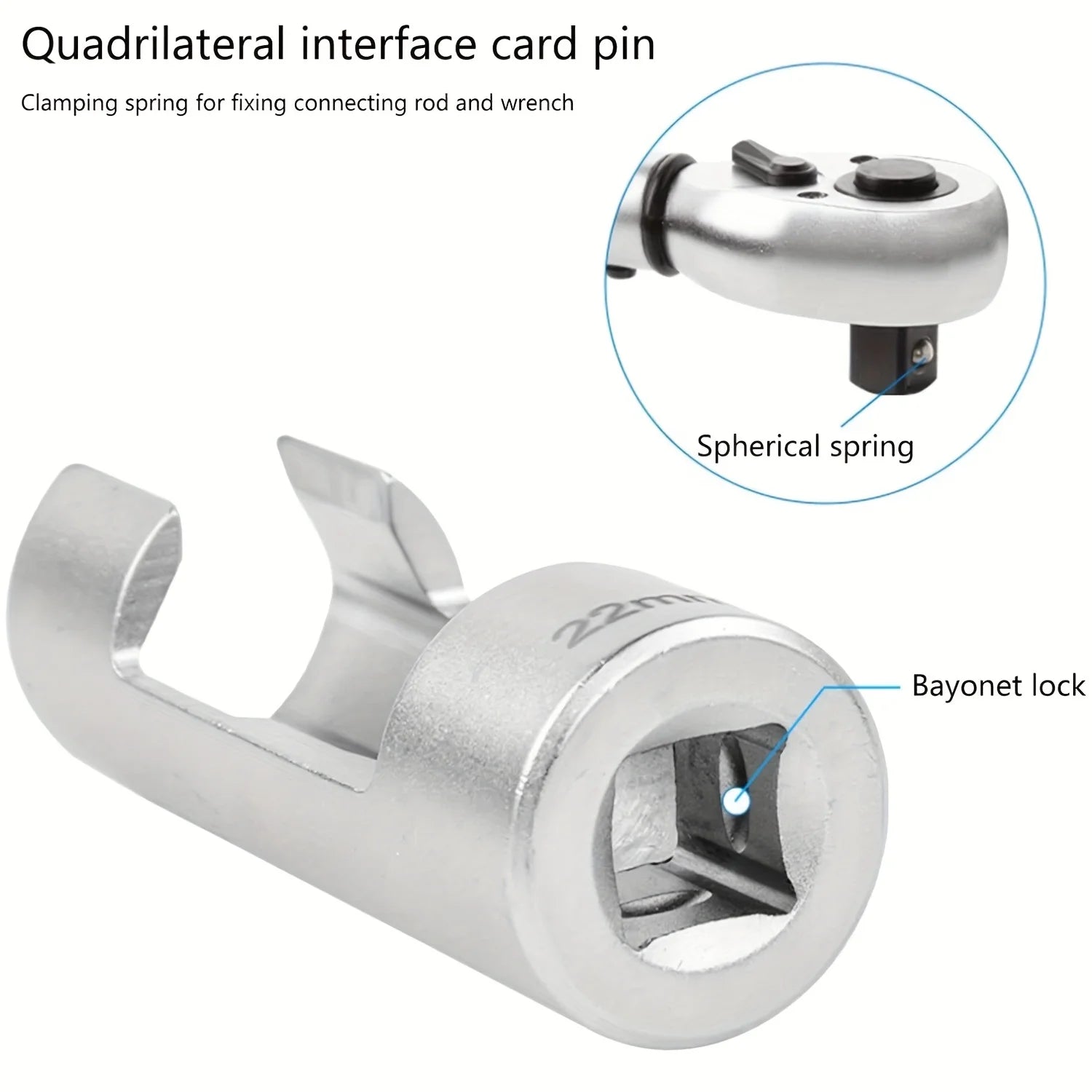 O2 Sensor Socket & Thread Chaser Set - Offset Socket Detail | Wrench Haus