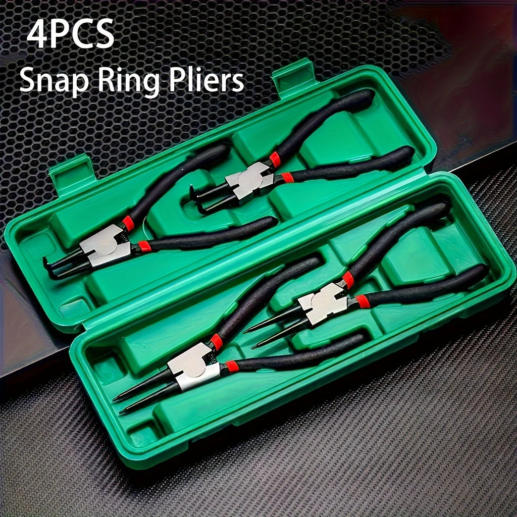 4-Piece Snap Ring Pliers Set - Full Layout | Wrench Haus