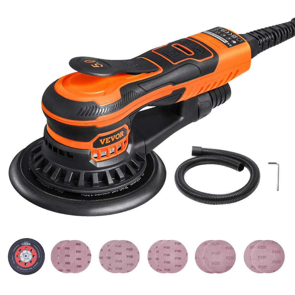 Random Orbital Sander 6 Inch - 350W Brushless Motor | Wrench Haus