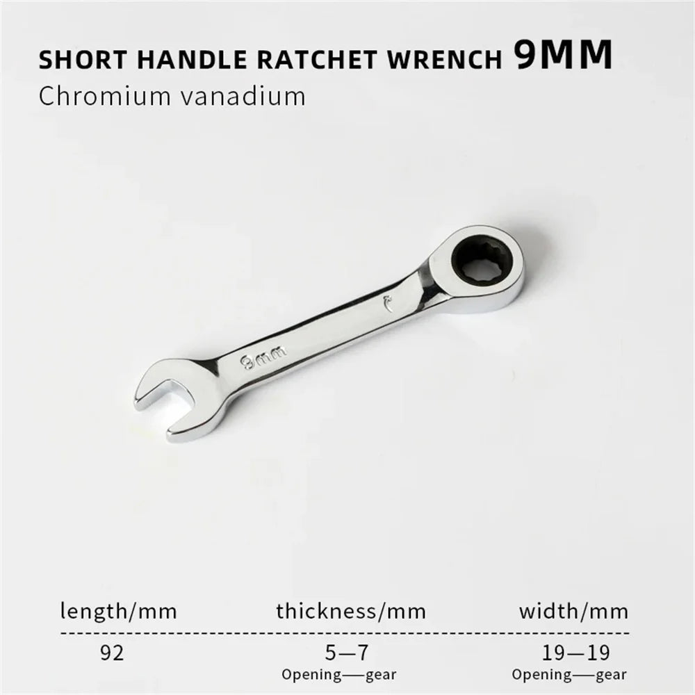Reversible Stubby Combination Wrench Set - view 8 | Wrench Haus
