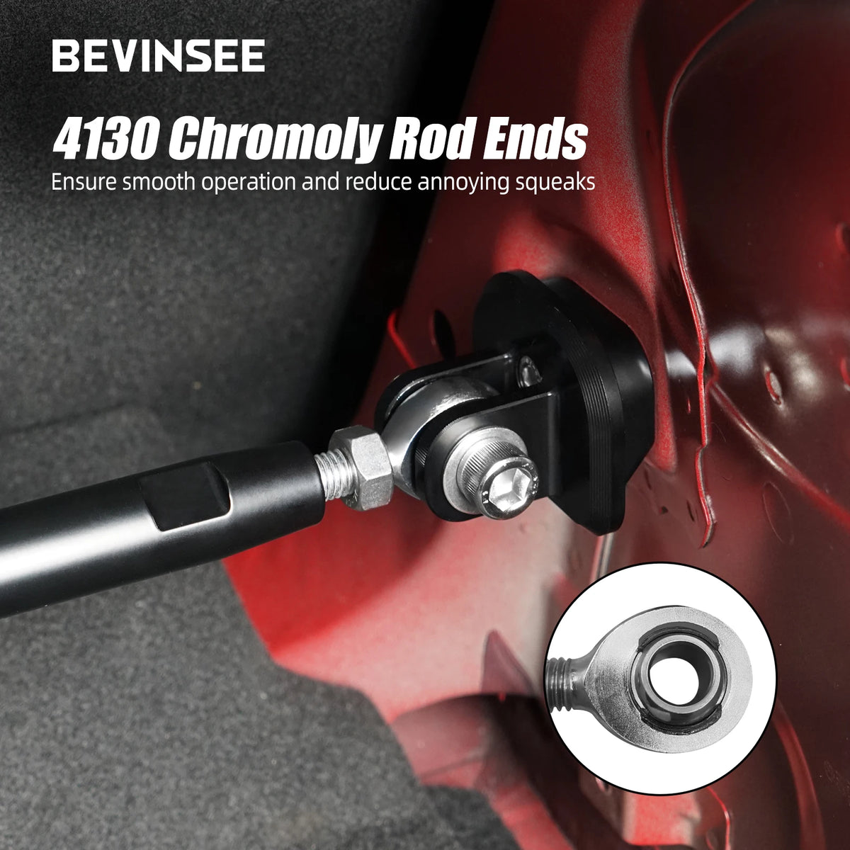Anodized aluminum rear chassis brace mounts | Wrench Haus