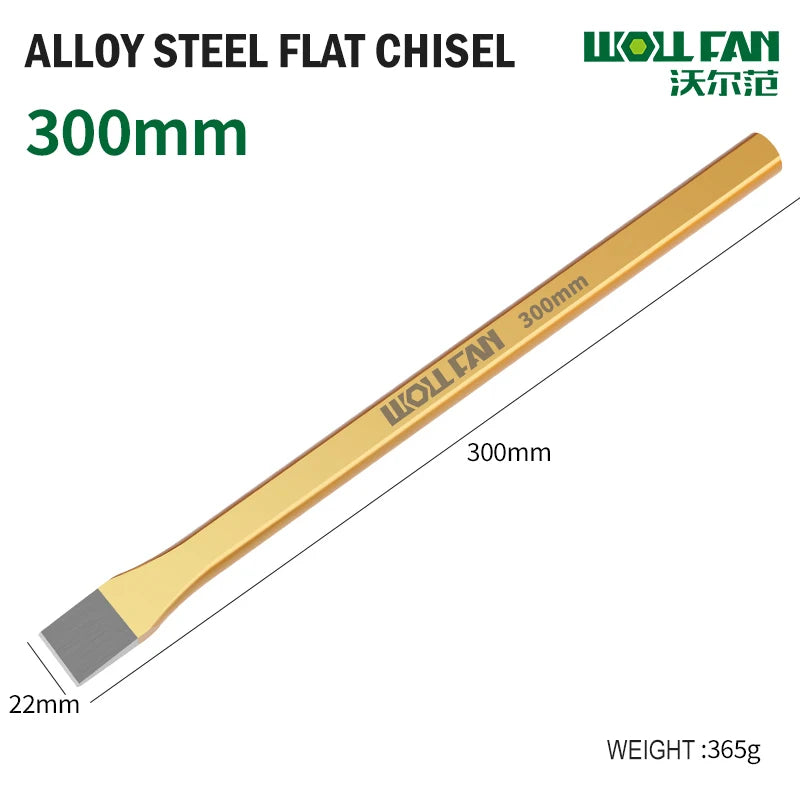 Alloy steel chisel for masonry and metalwork, view 17 | Wrench Haus