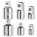 Socket Adapter Reducer Set 6Pc - Chrome Vanadium 1/4 3/8 1/2 Drive | Wrench Haus