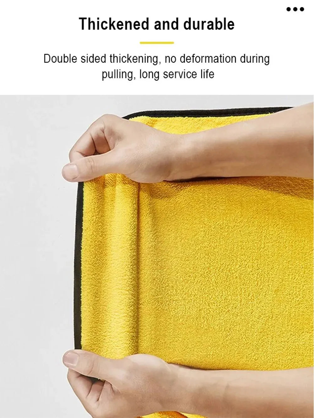 Hemmed Microfiber Car Wash Towel - view 11 | Wrench Haus