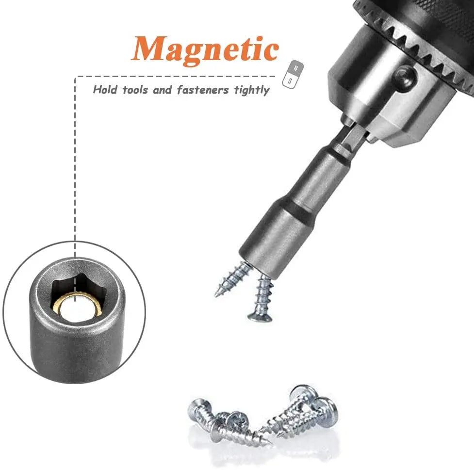 Magnetic Nut Driver Socket Set - [Xmm] Hex Nut Driver, 1/4" Hex Shank | Wrench Haus
