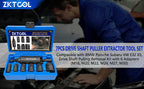 7-piece drive shaft puller set for BMW E32 and X5 in case with mechanic in background | Wrench Haus