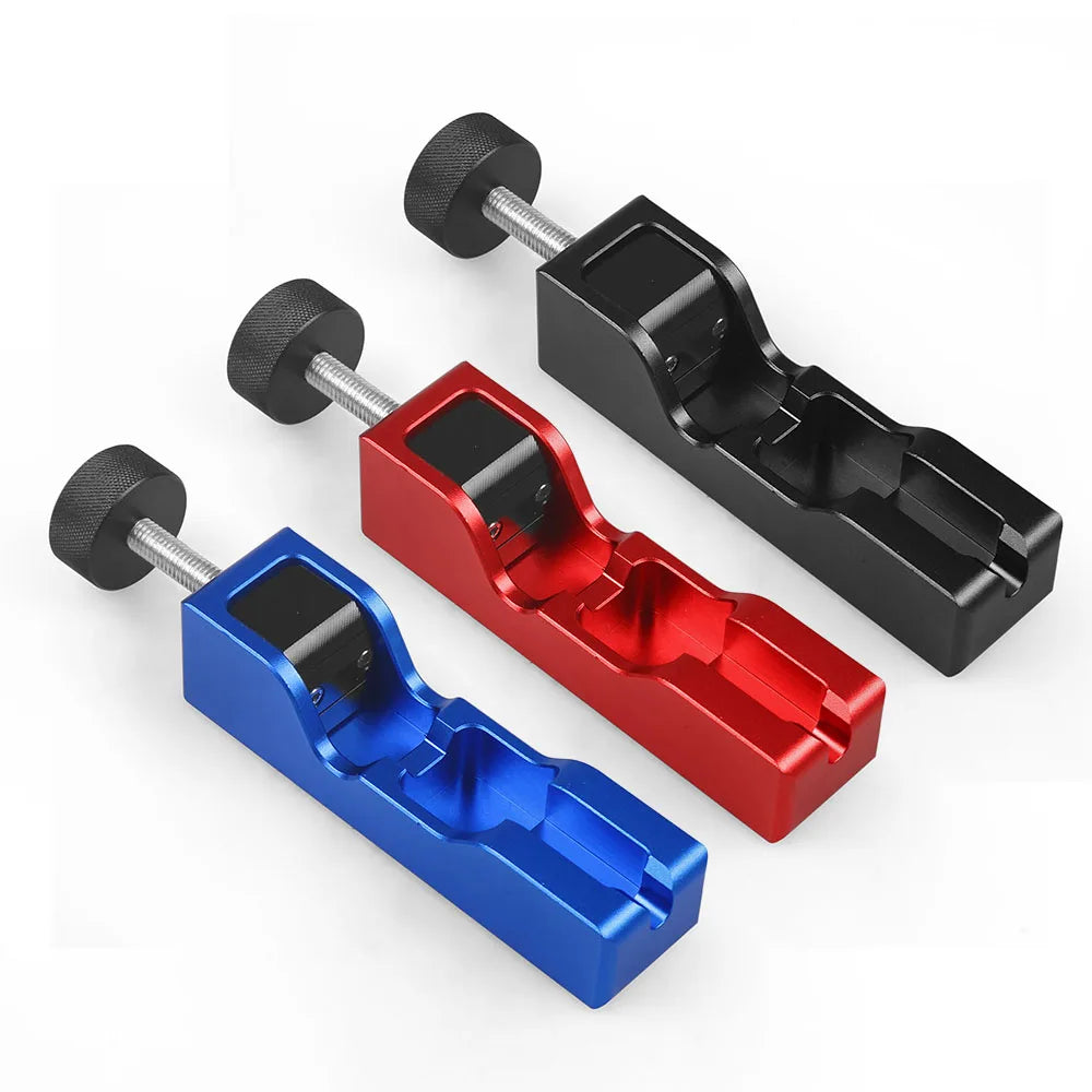 Spark plug gap tool detail for 10-16 mm plugs | Wrench Haus