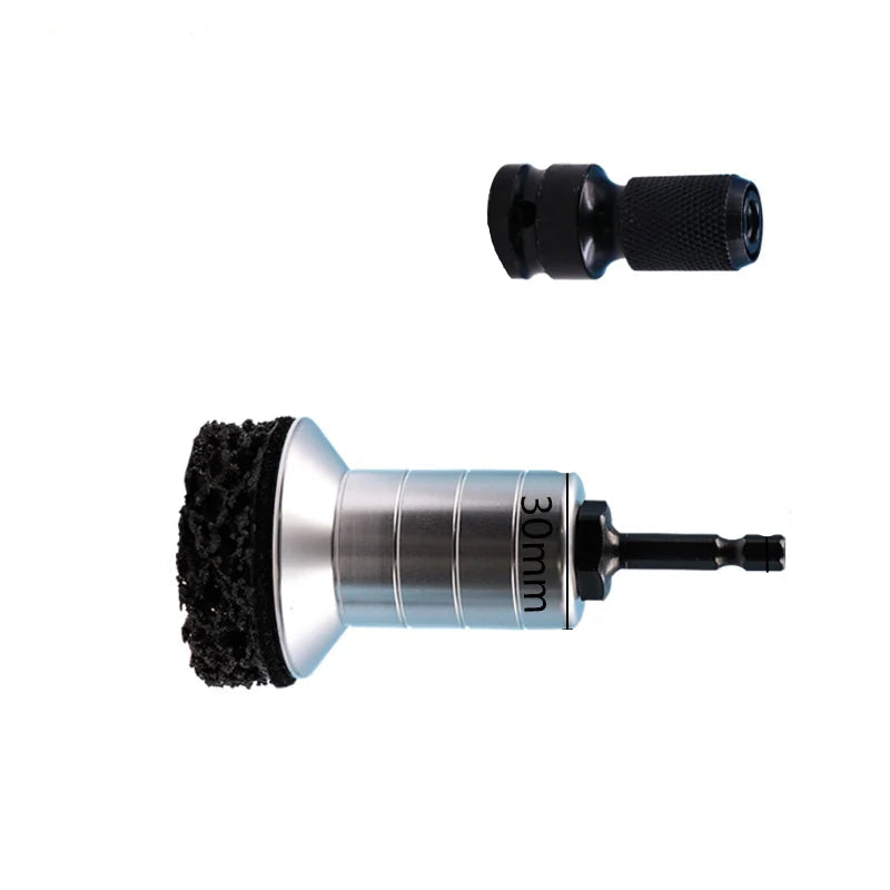 Large Wheel Hub Cleaning Disc Brush - Rust Removal Abrasive Pad Drill Attachment | Wrench Haus