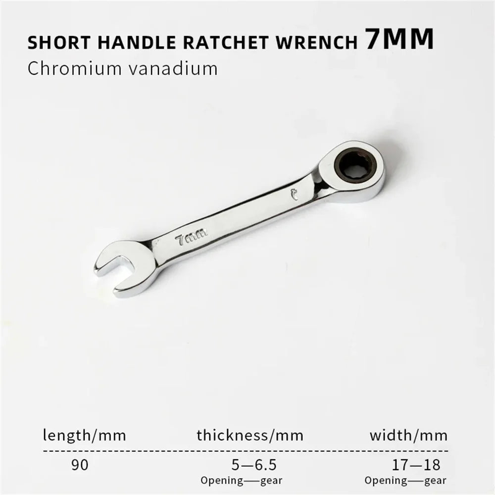 Reversible Stubby Combination Wrench Set - view 6 | Wrench Haus
