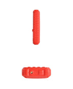 JCD WX666 Digital Mini Multimeter - Red silicone protective holster and stand accessory shown on white background | Wrench Haus