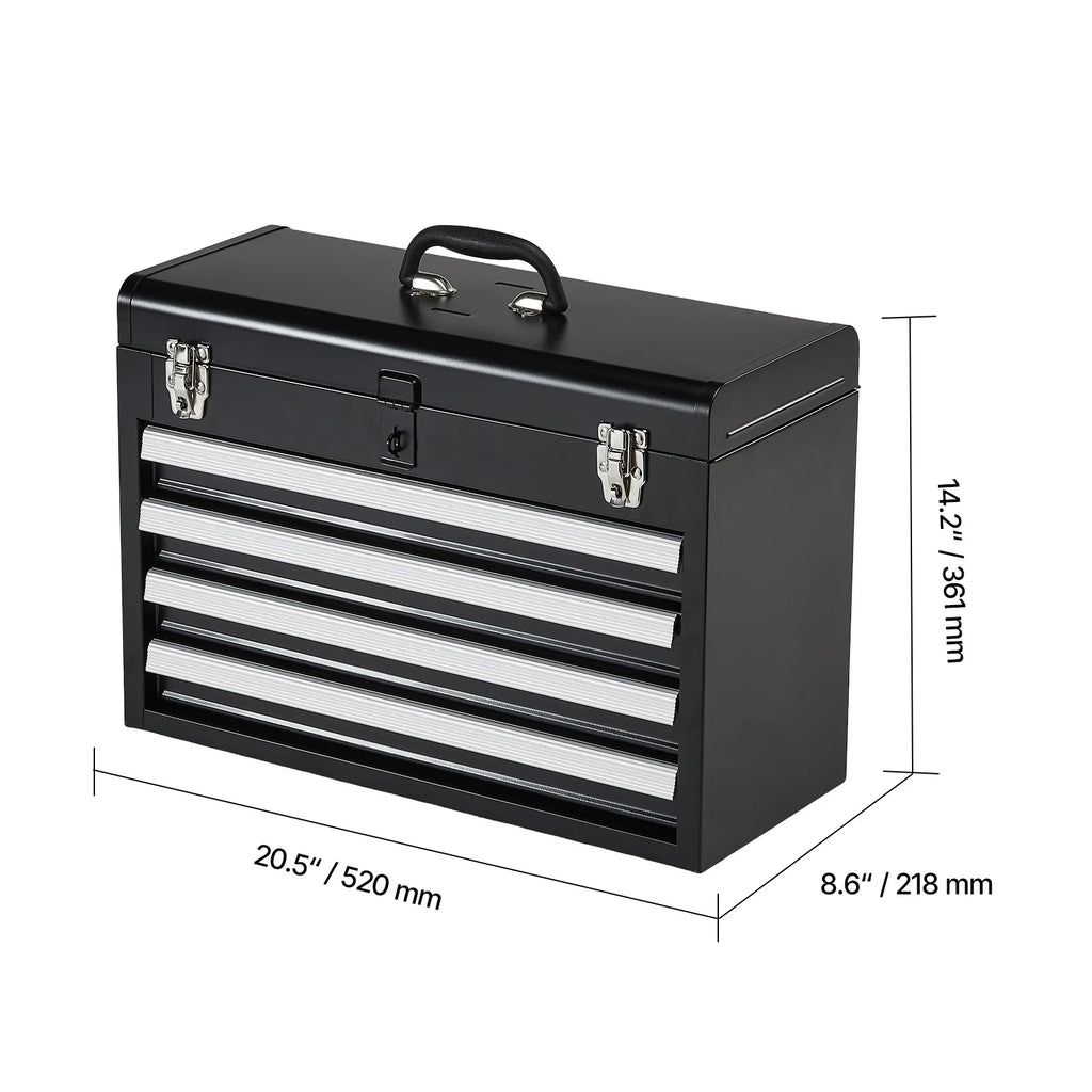 Metal Tool Chest Set - Auto Locking Storage Kit | Wrench Haus