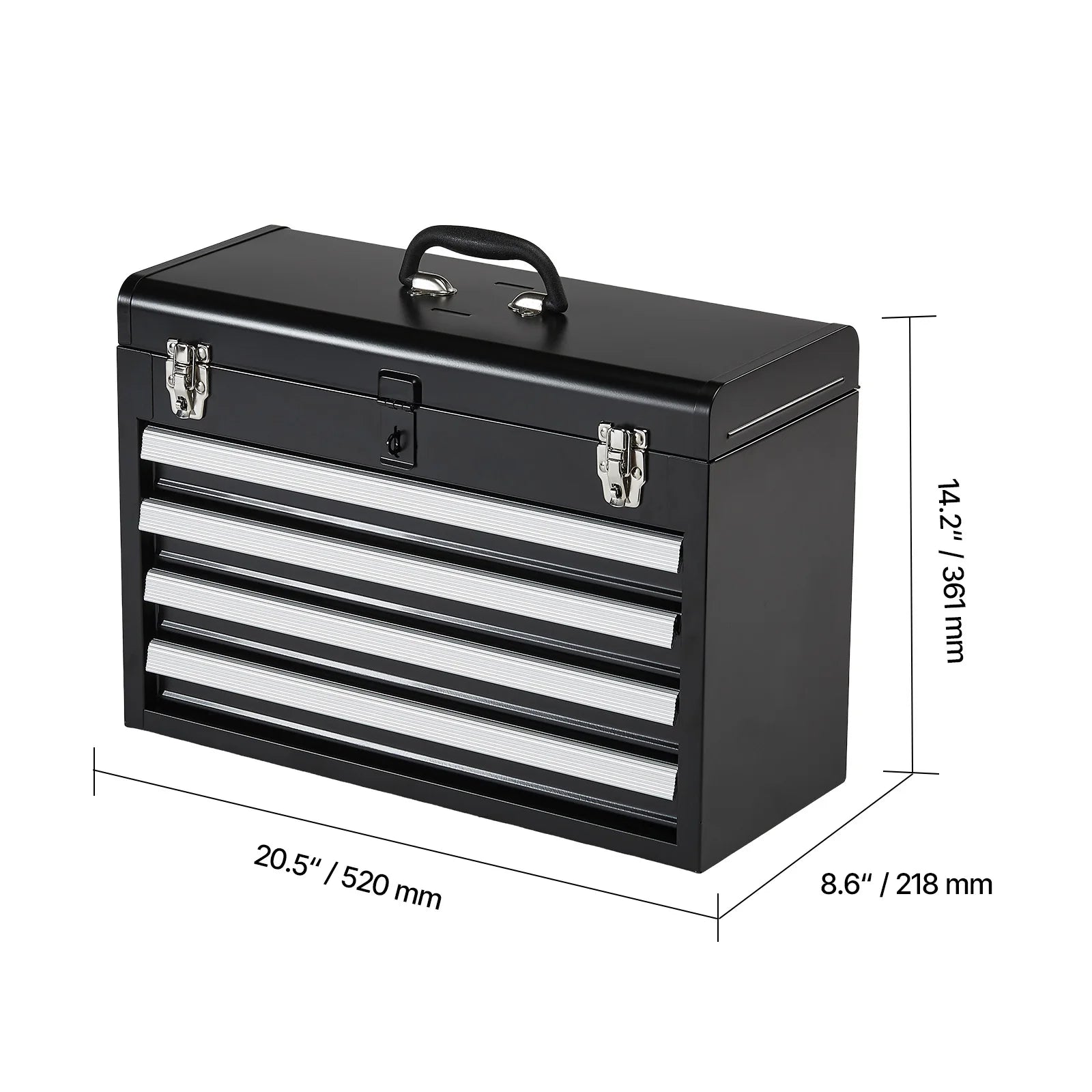 Metal Tool Chest Set - Auto Locking Storage Kit | Wrench Haus