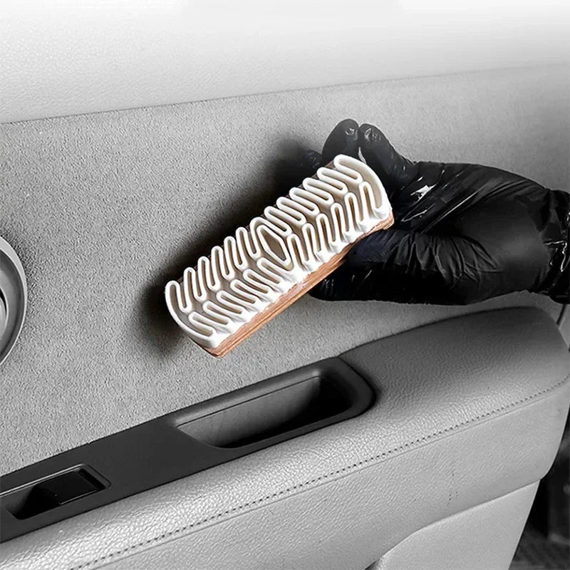 Alcantara suede interior cleaning brush, deerskin plush