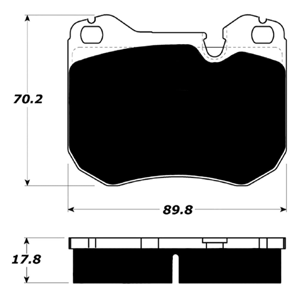 NEW! PMB-C Ceramic Front Pads for Porsche 928 (78-81)
